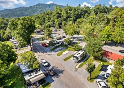 Aerial View of Creekside RV Park