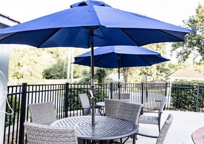patio area