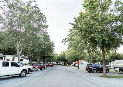 Creekside RV Parking Lot