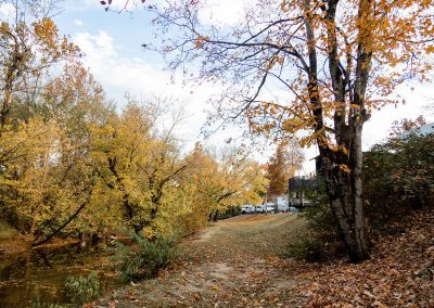 autumn foliage at creekside rv park